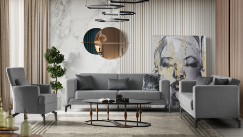 Gala Sofa Set (3-3-1-1) `