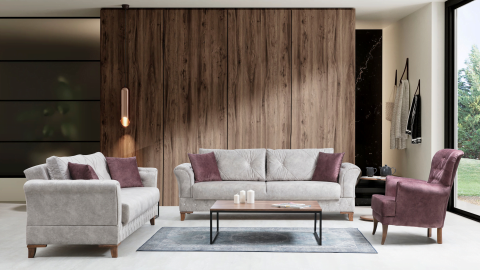 PANDORA Sofa Set (3-3-1-1) `