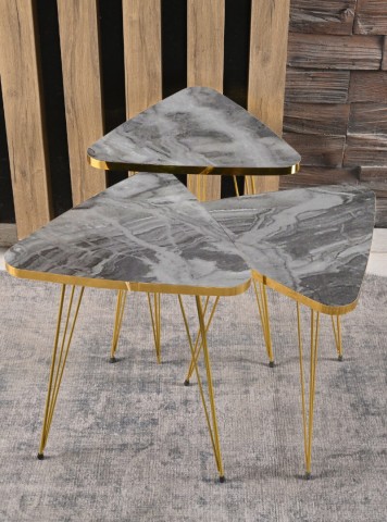KD Triangle Kudum Nesting Table `